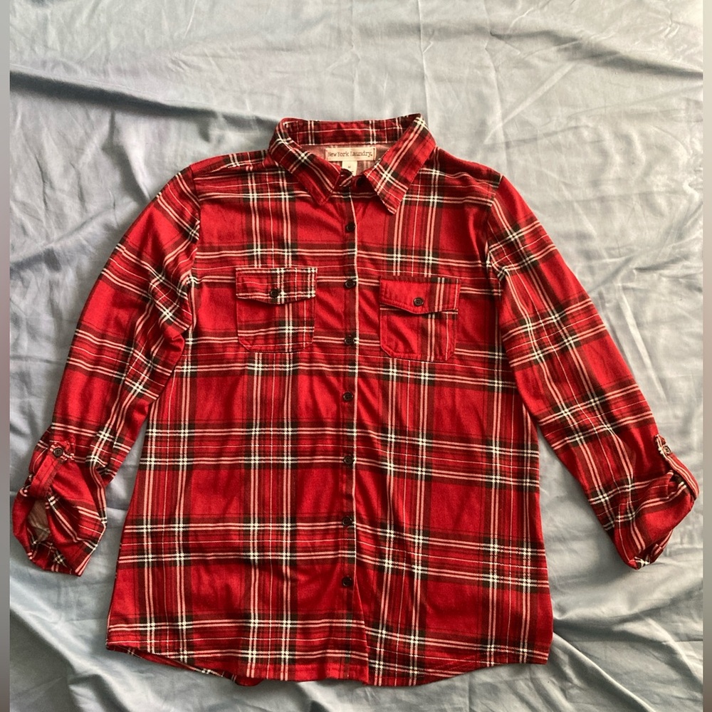 NWOT Women’s Red Plaid Flannel